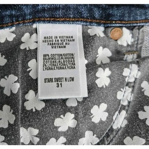 Lucky Jeans Brama by Gene Montesan Dark Faded Wash Stretch Bootcut Jeans 12 - Picture 3 of 5